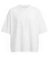 AT004 AWDis Heavyweight Boxy Cropped 240 T-Shirt Arctic White colour image